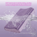 Треугольная отверстие плоская дизайн TPE Purple Pillow